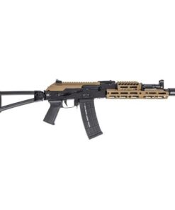 PSA AK-102 Triangle Side Folding Pistol - FDE With Hinged Dustcover, JL Billet Rail, Toolcraft Trunnion, Bolt, And Carrier