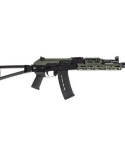 PSA AK-102 Triangle Side Folding Pistol - ODG With Hinged Dustcover, JL Billet Rail, Toolcraft Trunnion, Bolt, And Carrier